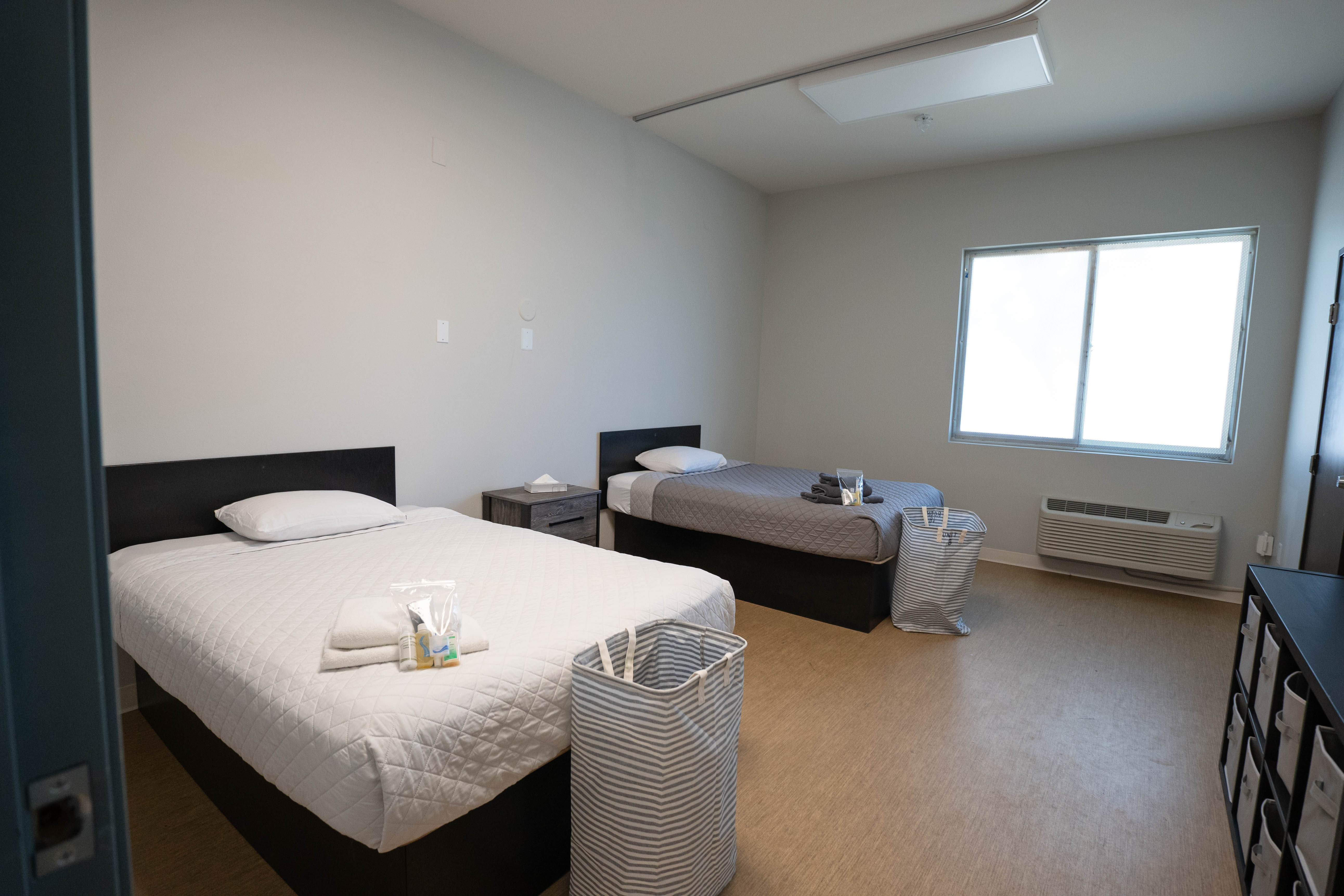 Silver State bedroom with natural light and storage