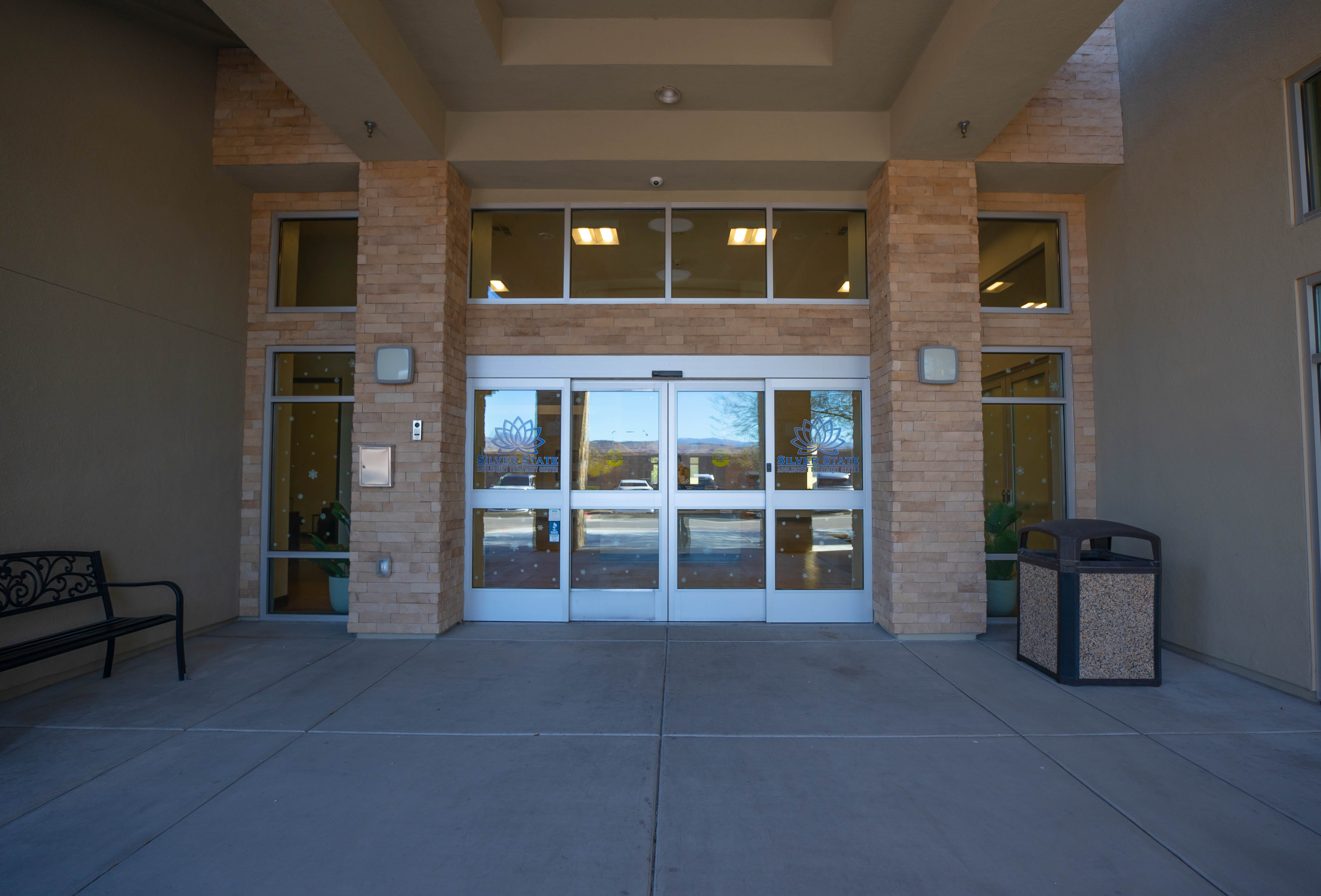 Silver State main entrance double doors