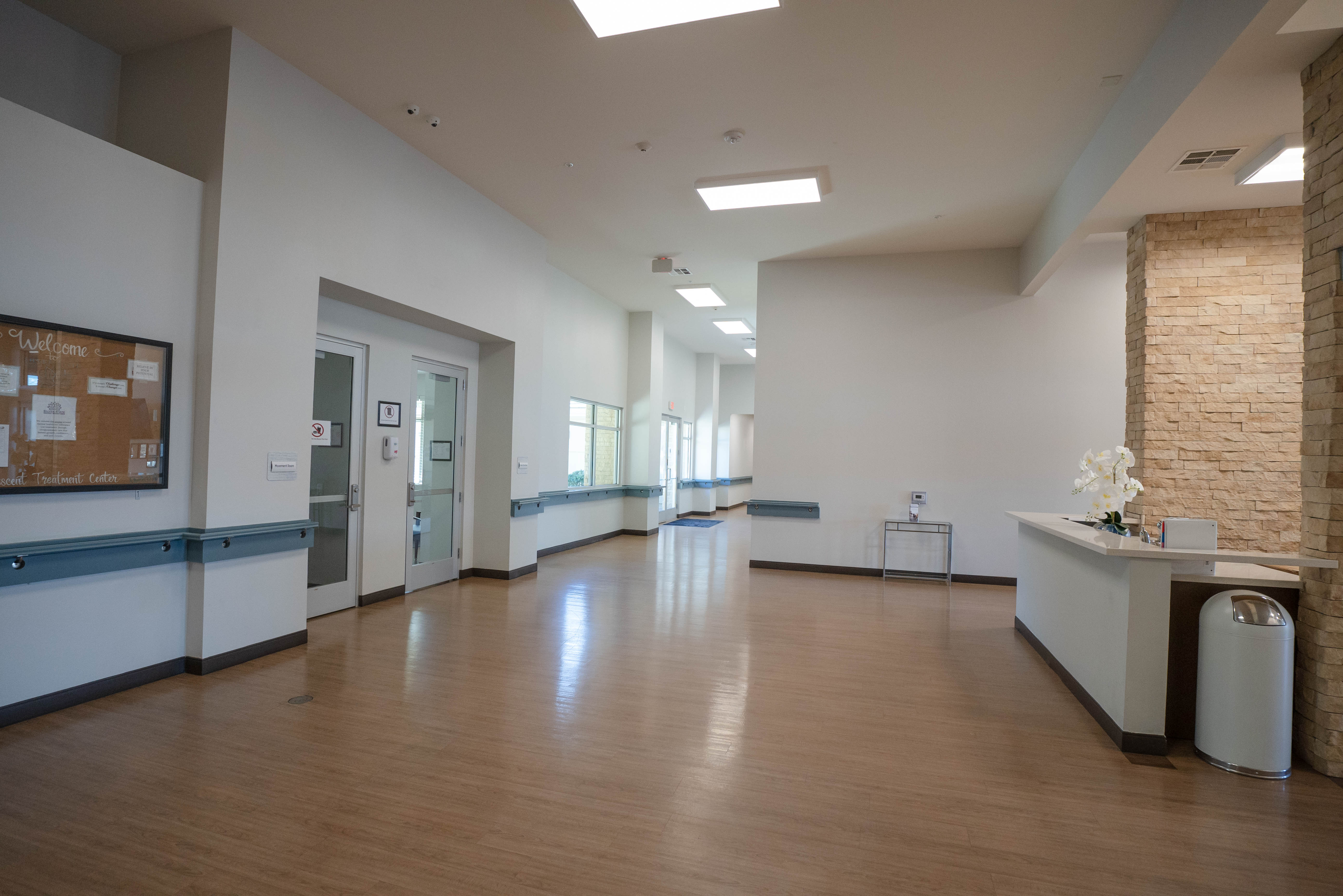 Silver State lobby transition to treatment wing