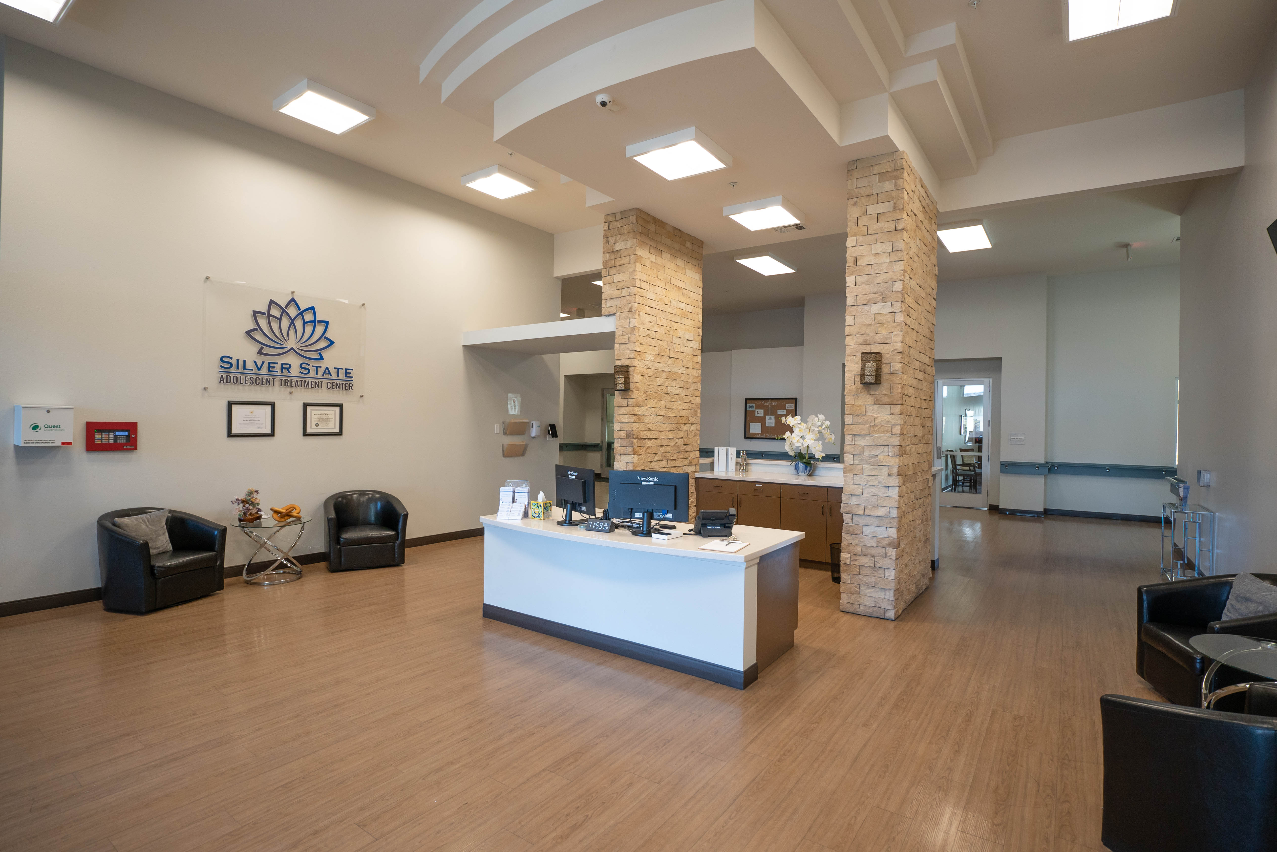 Silver State reception area wide angle